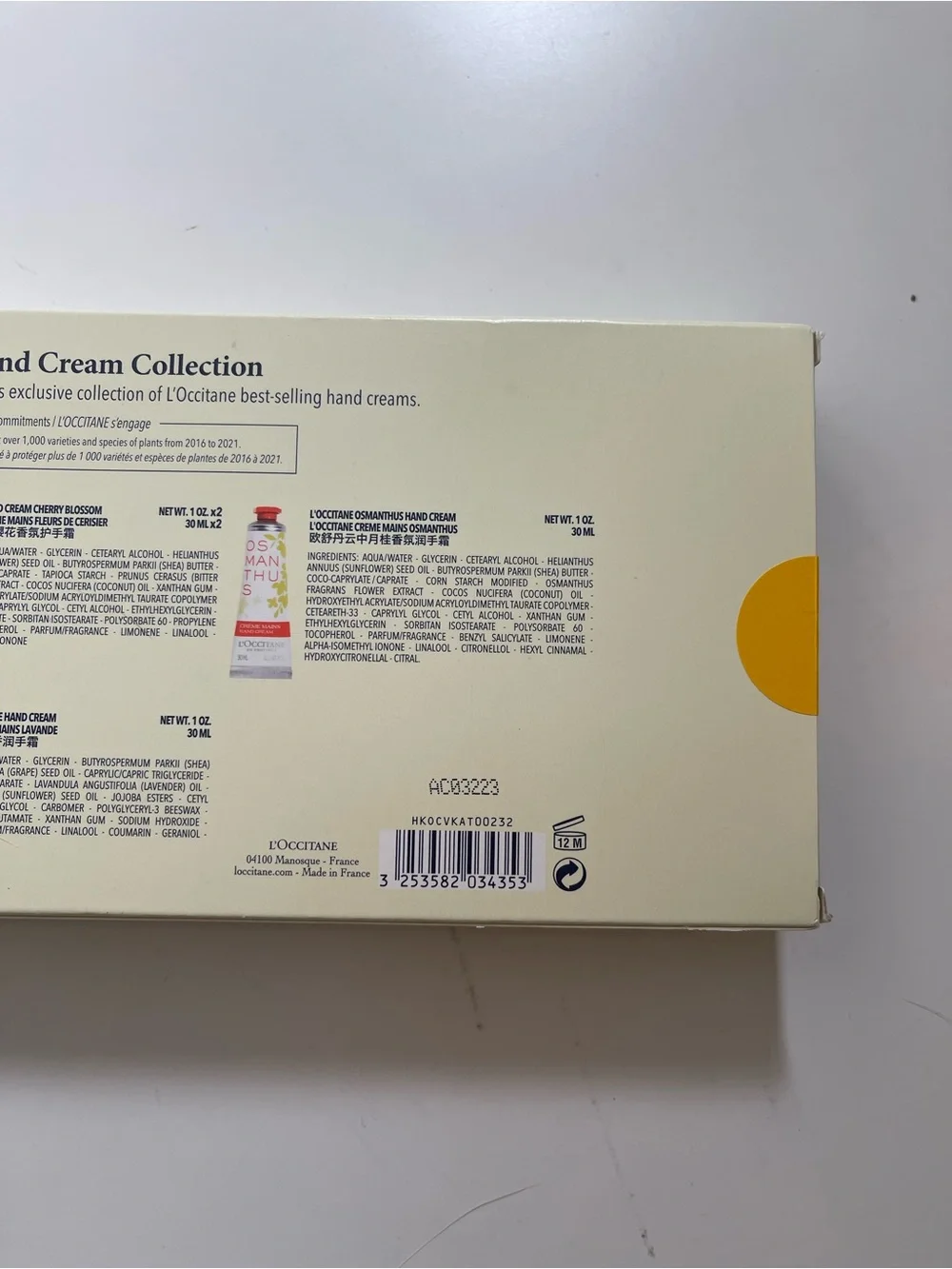L’OCCITANE  Summer 8 Hand Cream Collection New
